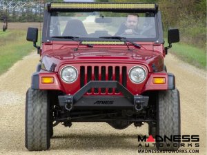 Jeep Wrangler TJ TrailCrusher Front Bumper w/ Brush Guard Jeep Wrangler TJ TrailCrusher Front Bumper w/ Brush Guard